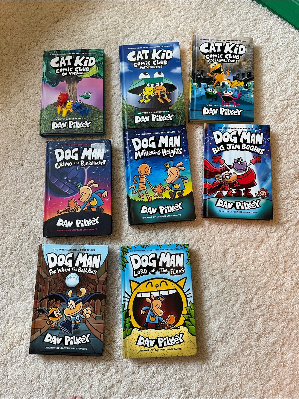 Dog Man and Cat Kid books